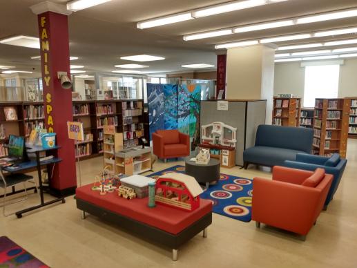 Play area open during library hours