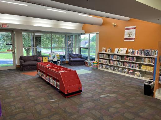 Children's area at Bedford Branch Library