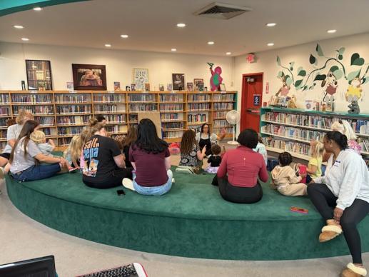 Participants enjoying Zumbini, at the Music and Movement Playshop on October 23, 2025
