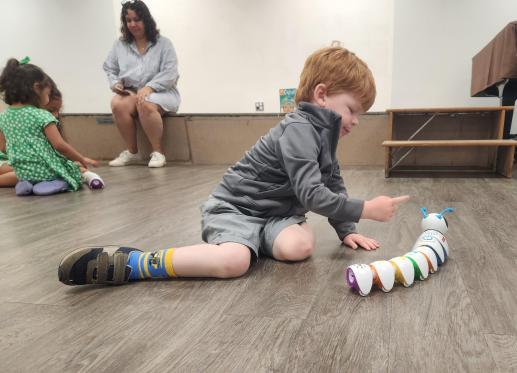 Toddlers with codeapillar