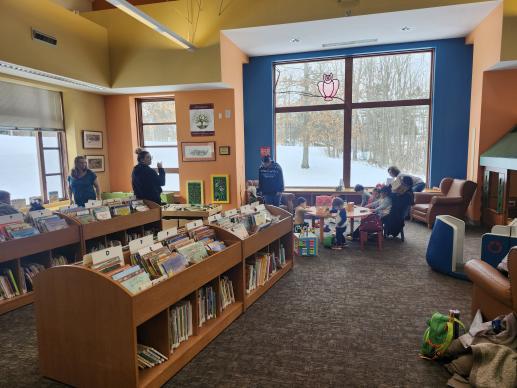 Brecksville Branch children's play area.