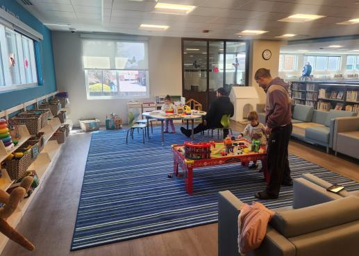 Welcome to our Playspace where parents can relax and interact with their child/children.