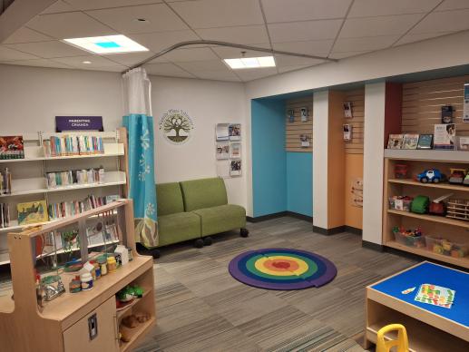 Half of children's play area