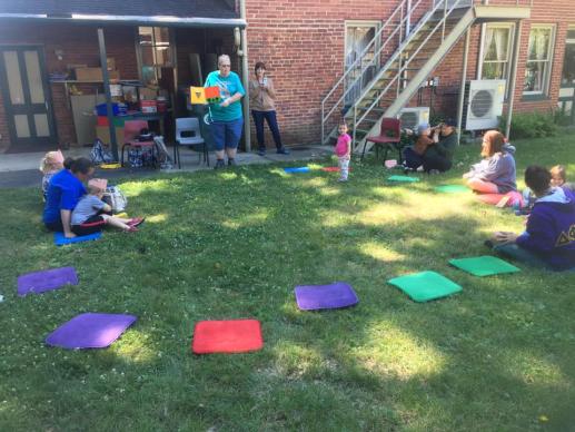 We used our Library outside area many times in 2021. We are happy to have an outdoor space