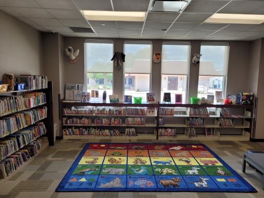 Main portion of room for programs