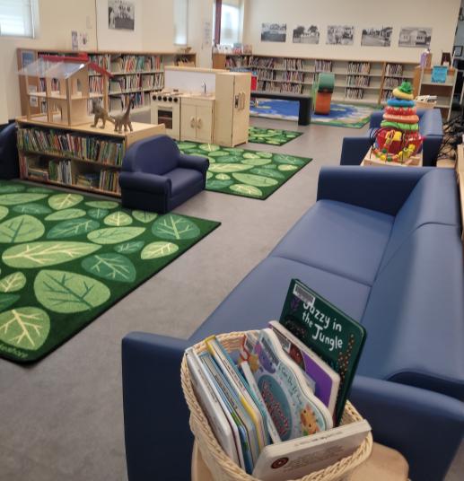 Family Seating, board books and baby toys