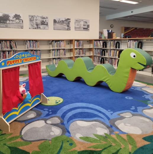 Sit and Play Snake Soft Indoor Climber, Puppet Theater
