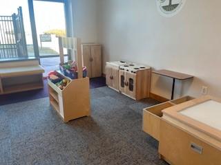 Library play space kitchen