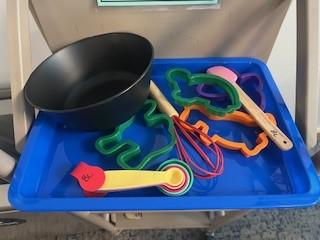 Close up of cooling tools used in Parent Child Workshop