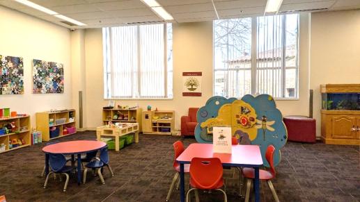 Overview of Children's area at the Berea Branch.