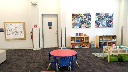 Overview of Children's area at the Berea Branch.