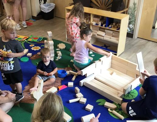 Block Party on Storytime Rug Area