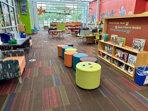 CCPL Warrensville Library Children's Area 2024