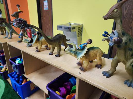 Dinosaurs and more in our play area