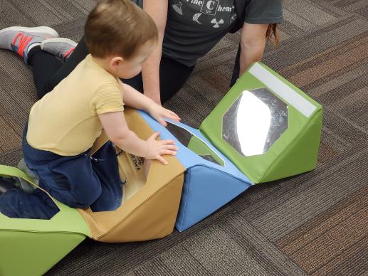 Little Explorer at a workshop