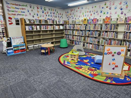 Play area in children's section 2026