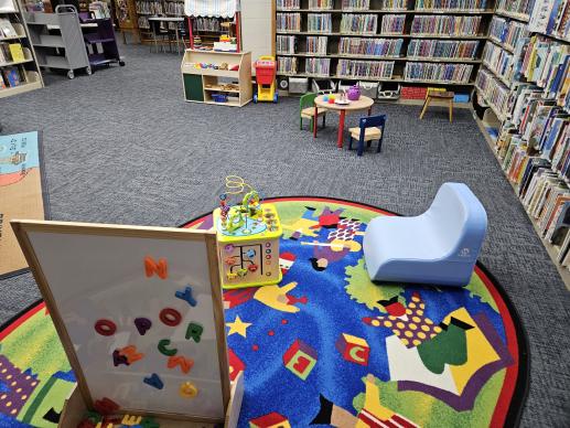 Family Place Library play area in the children's section of the Library.