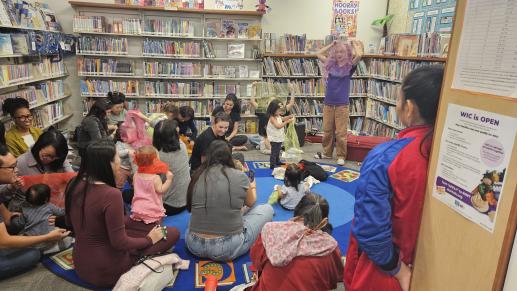 LoveBug & Me Music - Family Place workshop held in December 2025 at the Sierra Madre Public Library.