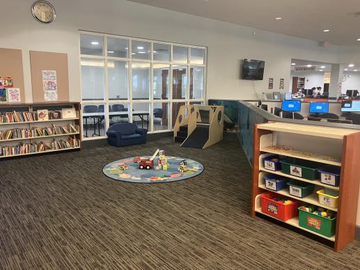 Photo of Family Place Baby Toddler Play Area.