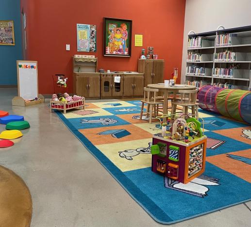 Family Place play area at the Richard Burges Library