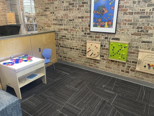 Photo of one of our play areas on the public floor
