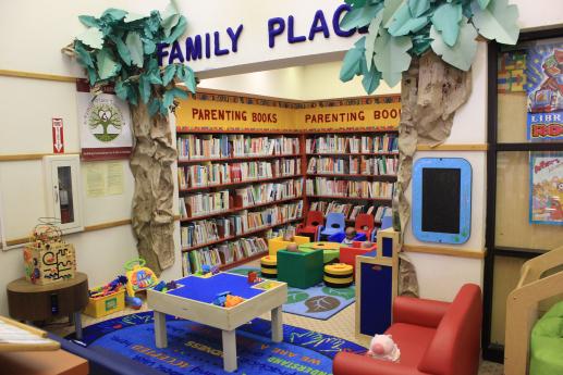 Family Place Area at Camarena Memorial Library in Calexico, CA