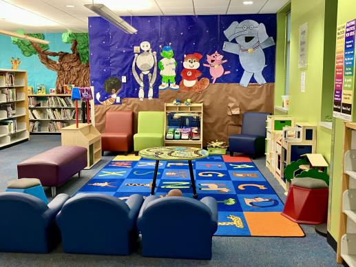 Family Place Play Area and Colorful Rug