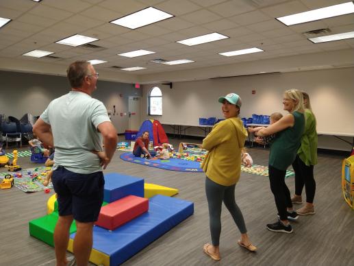 Family Place toys and patrons
