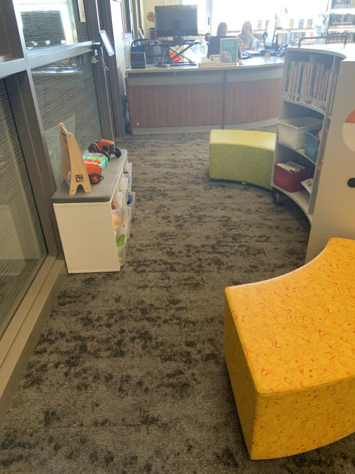 Zoned young children's area.