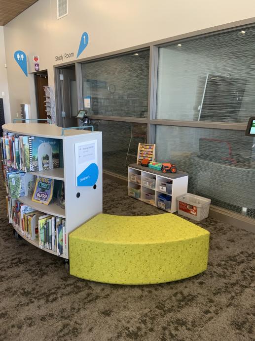 Zoned young children's area.