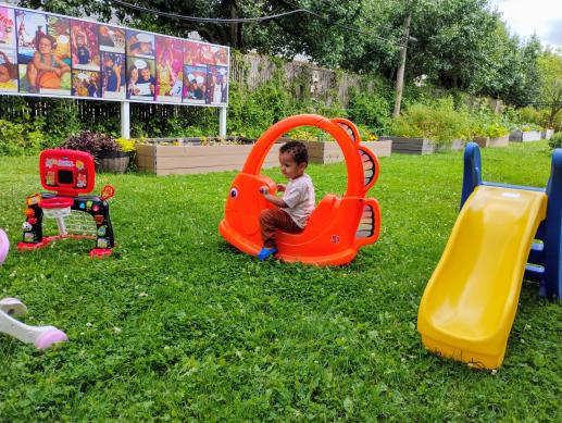 Baby Club 2025 - in the Warrensville Learning Garden