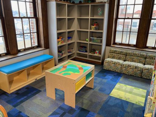 Photo of part of the play space in the Greensburg Hempfield Area Library