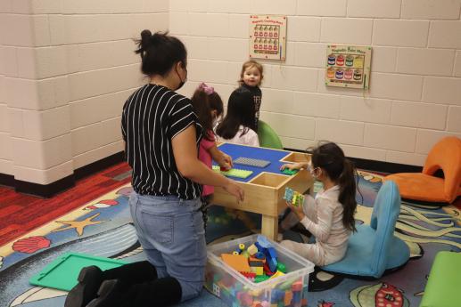 Family Playing at Family Place Area