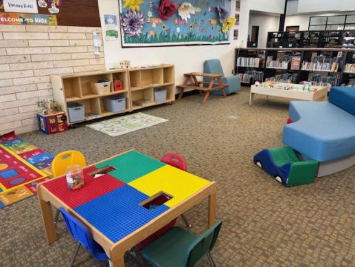 Children's Play Space at Roanoke Public Library.
