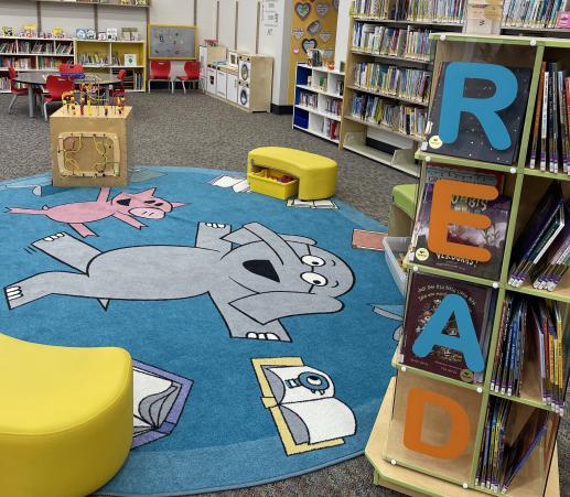 play area in the children's department