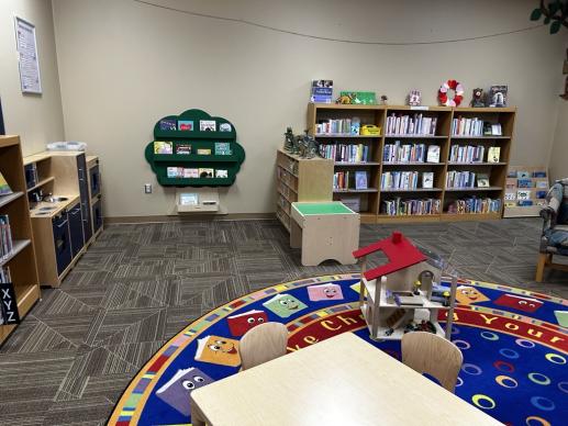 Public floor play space open during library hours