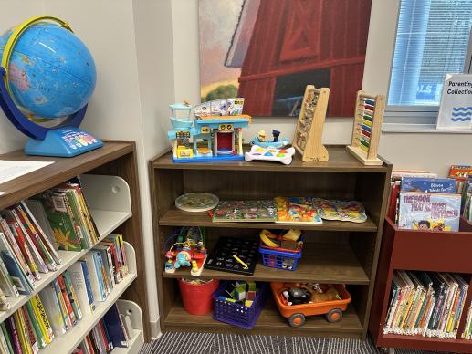 Toy area in Richmond Heights Public Library