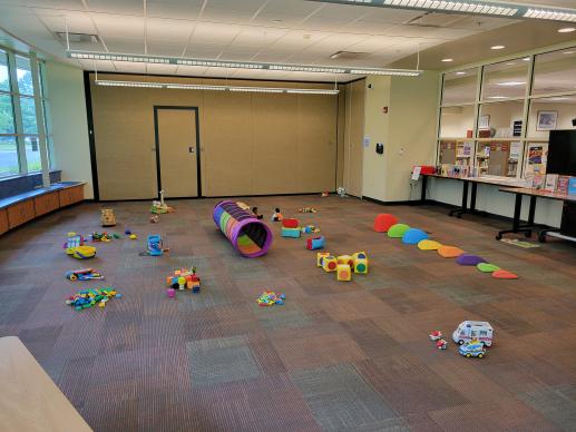 Storytime Room used for Parent/Child Workshops