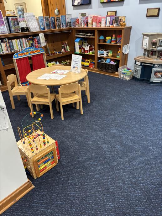 Open play area