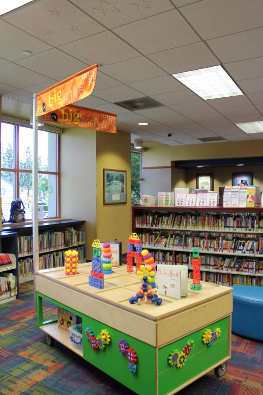 PAL Island w/ early learning manipulatives