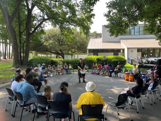 Drum Your Dream Music Circle at Barron F. Black Library