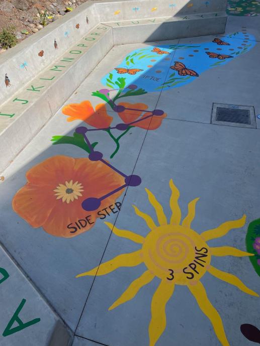 Sensory Path with instructions for movement