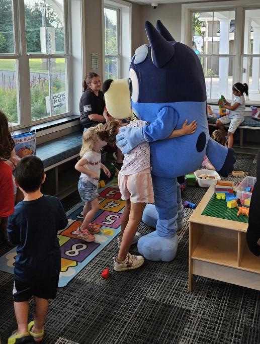 Lego table and hopscotch rug