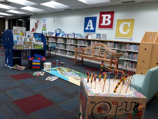 The children's area of Warr Acres Library, MLS, Oklahoma City