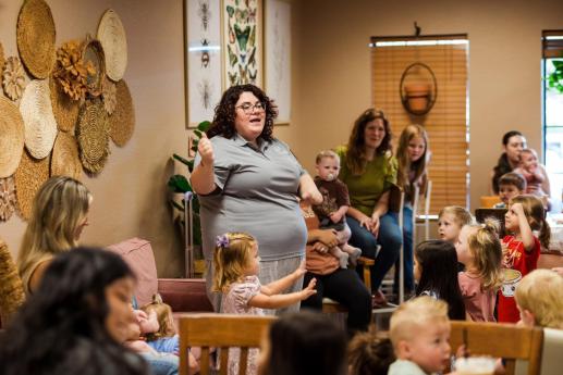 Story Time at Honey Bee Coffee