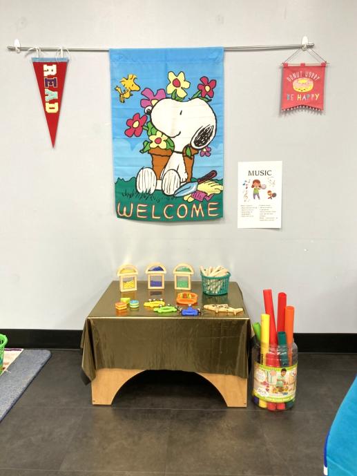 Photo of music station during 123! Play with Me! 2025