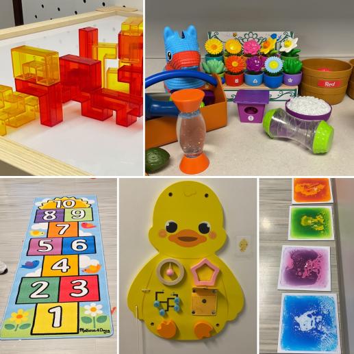 2025 Grant funded Family Place educational toys