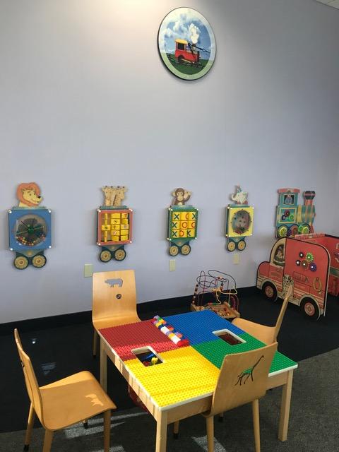 Children's area at the Blake library.