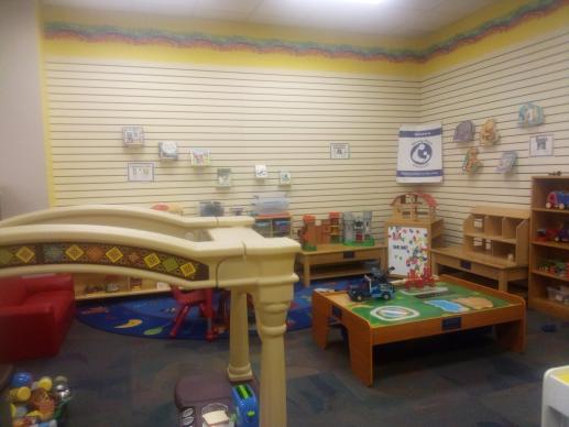Family Place Library at Mengle Memorial Library for families with preschool children.