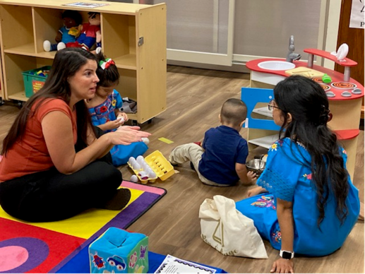 Parent child playshop interactions